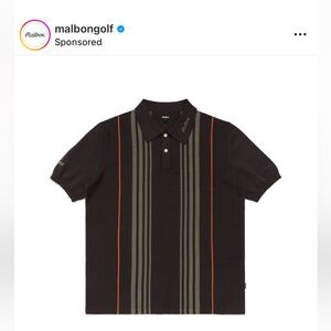Malbon golf x The hundreds knit golf polo size XXL fits like XL.